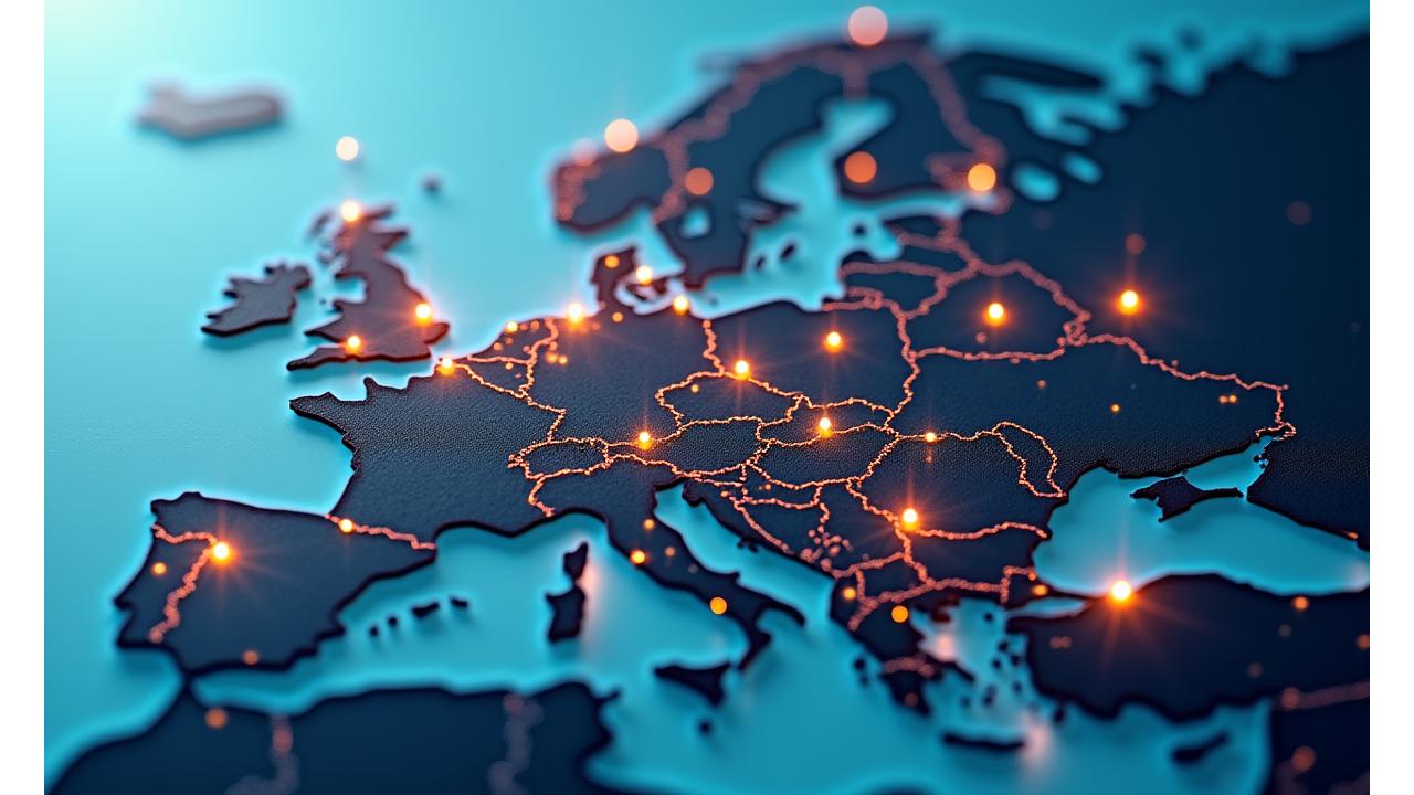 Interaktyvus Baltijos šalių žemėlapis su žymekliais, rodančiais Rūko Lašo sėkmingus projektus