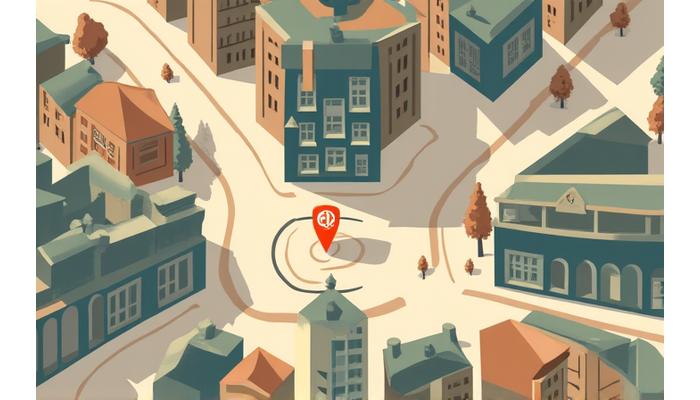 Rūko Lašas biuro vieta Vilniaus senamiestyje, Pilies gatvėje, žemėlapyje